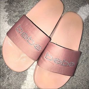 Pink Bebe Slides💗